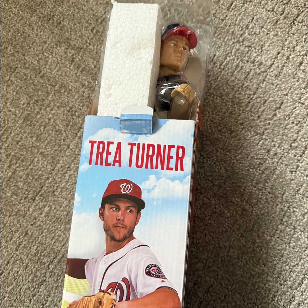 Trea Turner & Dean Doolittle  Washington Nationals Bobbleheads - Red & White